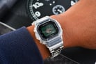Casio G-Shock DWE-5640RX-7DR 40th Anniversary Clear Remix Digital Dial St. Steel And Resin Band-9