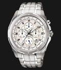 Casio Edifice EF-328D-7AVDF Multi-Hand White Dial Stainless Steel Band-0