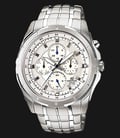 Casio Edifice EF-328D-7AVUDF White Dial Stainless Steel Strap-0