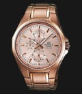 Casio Edifice EF-339G-9AVDF Rosegold-tone Stainless Steel Watch-0
