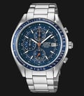 Casio Edifice EF-503D-2AVDF Chronograph Blue Dial Stainless Steel Watch-0