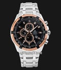 Casio Edifice EF-539D-1A5VUDF Chronograph Black Dial Stainless Steel Band-0