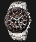 Casio Edifice CHRONOGRAPH EF-540D-5AVUDF Brown Dial Stainless Steel Watch-0