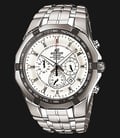Casio Edifice Chronograph EF-540D-7AVUDF White Dial Stainless Steel-0