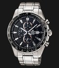 Casio Edifice EF-547D-1A1VDF Chronograph Tachymeter Stainless Steel Watch-0