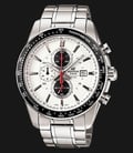 Casio Edifice EF-547D-7A1VDF Chronograph Tachymeter Stainless Steel Watch-0
