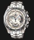 Casio Edifice EF-550D-7AVUDF Chronograph Silver Dial Stainless Steel Strap-0