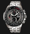 Casio Edifice EF-558D-1AVUDF Chronograph Black Dial Stainless Steel Band-0