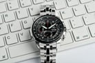 Casio Edifice EF-558D-1AVUDF Chronograph Black Dial Stainless Steel Band-5