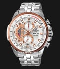 Casio Edifice EF-558D-7AVUDF Chronograph White Dial Stainless Steel Band-0