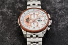Casio Edifice EF-558D-7AVUDF Chronograph White Dial Stainless Steel Band-5