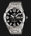 Casio Edifice EFR-104D-1AVUDF Black Dial Stainless Steel Strap-0