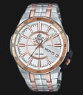 Casio Edifice EFR-106SG-7A5VUDF White Dial Dual Stainless Steel Strap-0