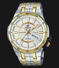 Casio Edifice EFR-106SG-7A9VUDF White Dial Dual Stainless Steel Strap-0
