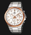 Casio Edifice EFR-500SG-7AVDR Chronograph Tachymeter Stainless Steel Watch-0