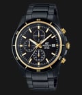 Casio Edifice EFR-526BK-1A9VUDF Chronograph Black Dial Black Stainless Steel Strap-0