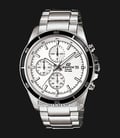 Casio Edifice EFR-526D-7AVUDF Chronograph Men White Dial Stainless Steel Band-0