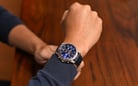 Casio Edifice EFR-526L-2AVUDF Chronograph Men Blue Dial Blue Leather Band-7