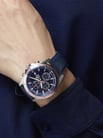 Casio Edifice EFR-526L-2AVUDF Chronograph Men Blue Dial Blue Leather Band-9