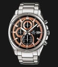Casio Edifice CHRONOGRAPH EFR-532D-1A5VUDF Black Dial Stainless Steel Watch-0