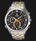 Casio Edifice CHRONOGRAPH EFR-537SG-1AVDF Black Dial Dual Tone Stainless Steel Watch-0