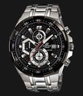 Casio Edifice EFR-539D-1AVUDF Chronograph Men Black Dial Stainless Steel Band-0