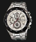 Casio Edifice EFR-539D-7AVUDF Men Chronograph White Dial Stainless Steel Band-0