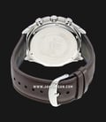 Casio Edifice EFR-539L-7AVUDF Chronograph Men White Dial Dark Brown Leather Strap-2