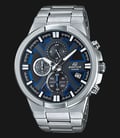 Casio Edifice EFR-544D-1A2VUDF Chronograph Men Black Pattern Dial Stainless Steel Strap-0