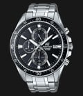 Casio Edifice EFR-546D-1AVUDF Chronograph Men Black Dial Stainless Steel Strap-0
