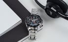 Casio Edifice Chronograph EFR-552D-1A3VUDF Black Dial Stainless Steel Band-4