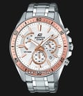 Casio Edifice EFR-552D-7AVUDF Chronograph Men Silver Dial Stainless Steel Band-0