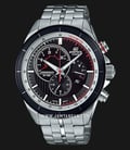 Casio Edifice EFR-561DB-1BVUDF Chronograph Black Dial Stainless Steel Strap-0