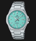 Casio Edifice EFR-S108D-2BVUDF Slim Turquoise Blue Dial Stainless Steel Strap-0