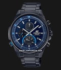 Casio Edifice Slim Line EFS-S590DC-2AVUDF Tough Solar Blue Dial Black Stainless Steel Band-0
