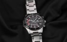 Casio Edifice EFS-S610DB-1AVUDF Chronograph Slim Red Line Black Dial Stainless Steel Band-4
