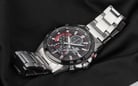 Casio Edifice EFS-S610DB-1AVUDF Chronograph Slim Red Line Black Dial Stainless Steel Band-5