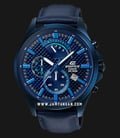 Casio Edifice EFV-530BL-2AVUDF Chronograph Men Blue Dial Blue Leather Strap-0