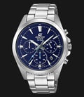 Casio Edifice EFV-630D-2AVUDF Chronograph Blue Dial Stainless Steel Band-0