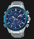 Casio Edifice SMARTPHONE LINK EQB-500DB-2ADR Blue Dial Stainless Steel Strap-0