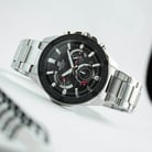 Casio Edifice EQS-910D-1AVUDF Solar Powered Chronograph Black Dial Stainless Steel Strap-3