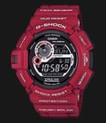 Casio G-Shock Mudman G-9300RD-4DR Men In Rescue Red Tough Solar Digital Dial Red Resin Band-0