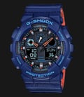 Casio G-Shock GA-100L-2ADR - Water Resistance 200M Blue Resin Band-0