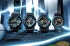 Casio G-Shock GA-100MF-1ADR Multi-Fluorescent Accents Series Digital Analog Dial Black Resin Band-1