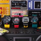 Casio G-Shock GA-100MT-1A3DR Mix Tape Series Digital Analog Dial Green Resin Band-2