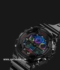 Casio G-Shock GA-100RGB-1ADR Virtual Rainbow Digital Analog Dial Black Resin Band-3
