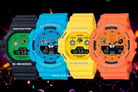 Casio G-Shock GA-100RS-4ADR Special Color Models Digital Analog Dial Orange Resin Strap-1