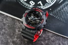 Casio G-Shock GA-110HR-1ADR Black And Red Series Digital Analog Dial Black Resin Band-6