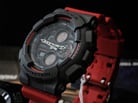 Casio G-Shock GA-140-4ADR Men Digital Analog Dial Red Resin Strap-4