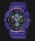 Casio G-Shock GA-140-6ADR Men Digital Analog Dial Purple Resin Strap-0